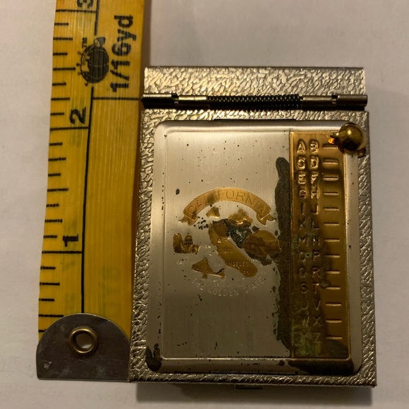 Vintage Art Deco Mini Pocket Size Rolodex Address Book California - Picture 5 of 6